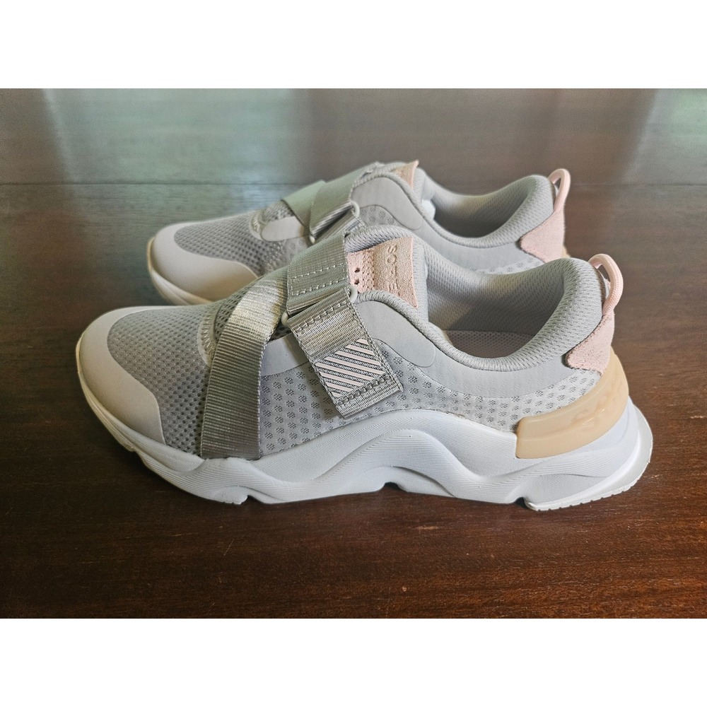 Sorel Kinetic Impact Strap Sneakers Women Size 8 Grey Pink Breathable Mesh Shoes - Picture 6 of 10